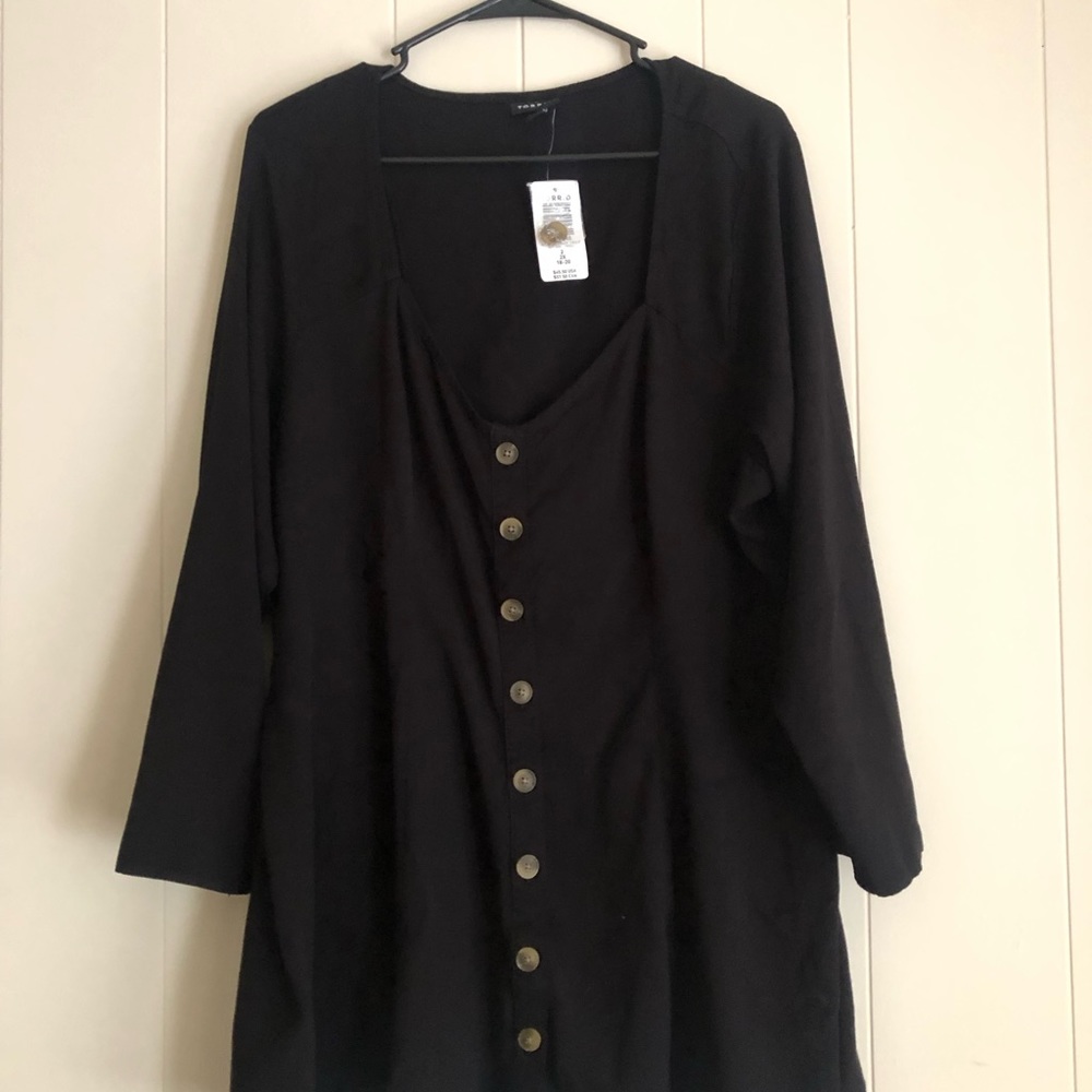 fit flare button down top from torrid